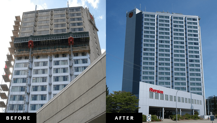 Sheraton Guildford Hotel - Before and After