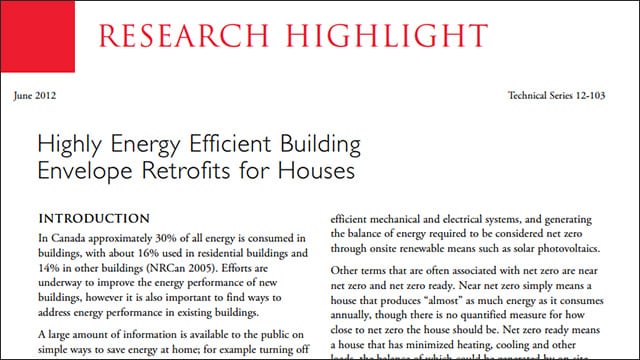 building envelope retrofits energy efficiency